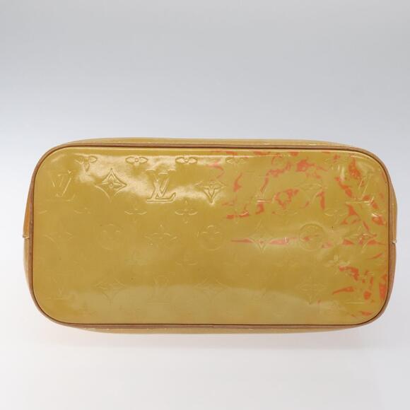 LOUIS VUITTON Monogram Vernis Houston Hand Bag Beige M91004 - Picture 9 of 13